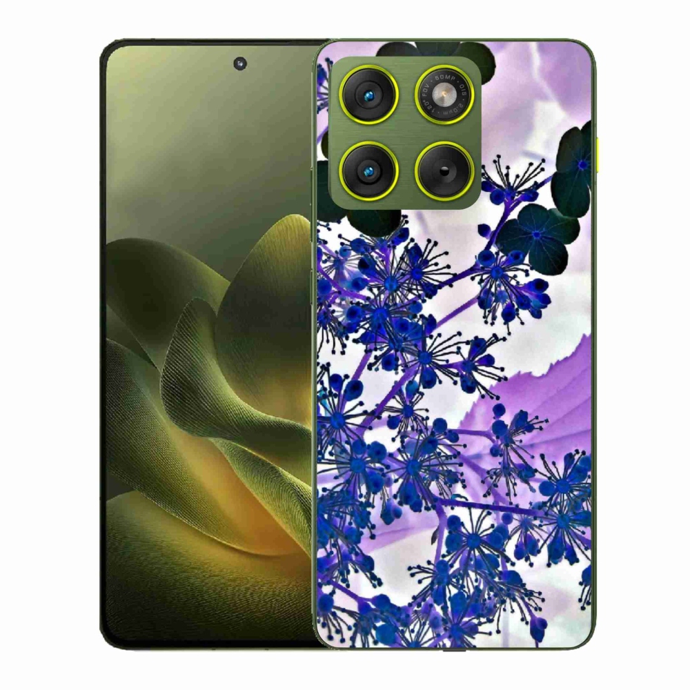 Gélový kryt mmCase na Motorola Edge 70 - kvet hortenzie