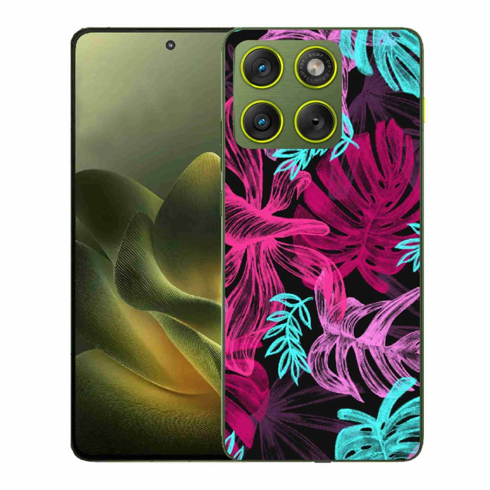 Gélový kryt mmCase na Motorola Edge 70 - kvety 1