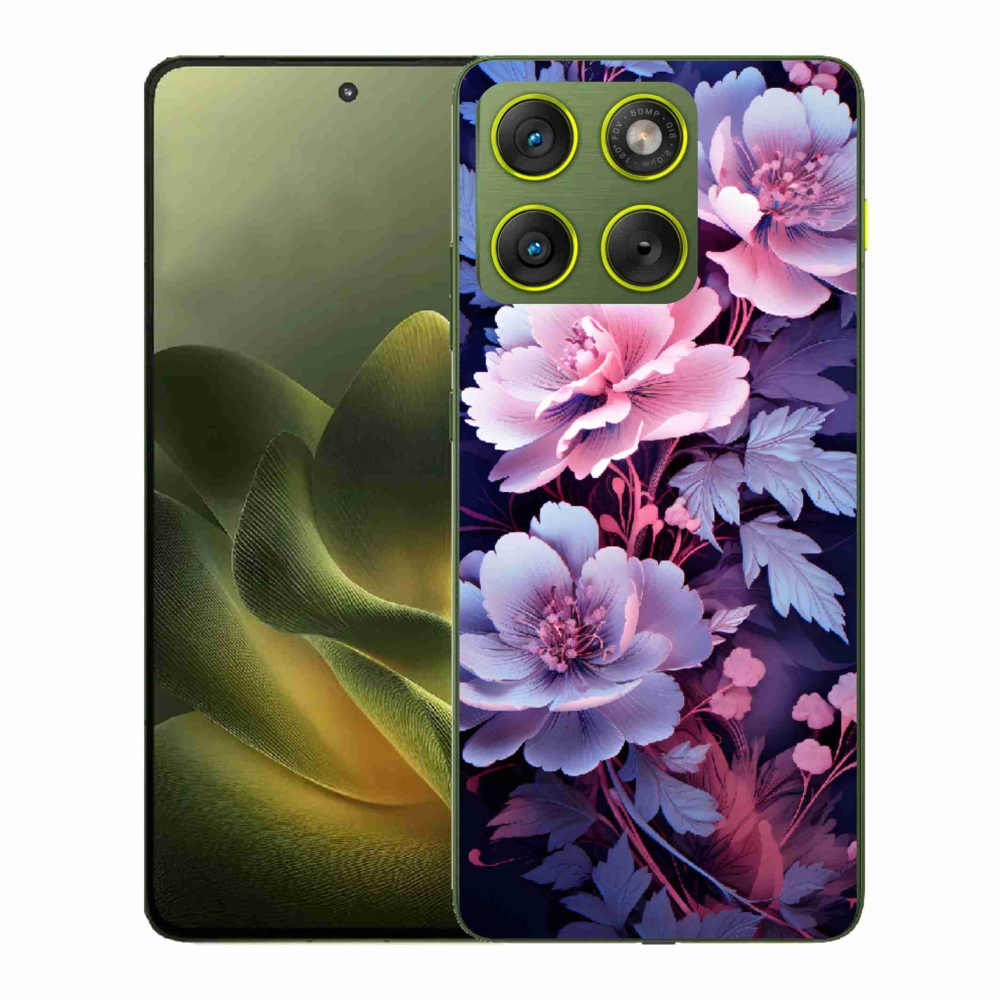Gélový kryt mmCase na Motorola Edge 70 - kvety 11