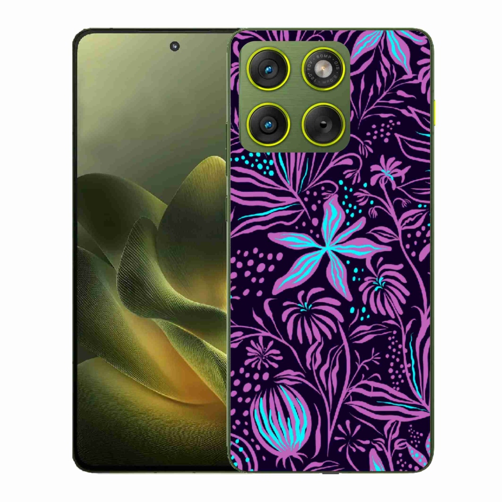 Gélový kryt mmCase na Motorola Edge 70 - kvety 2