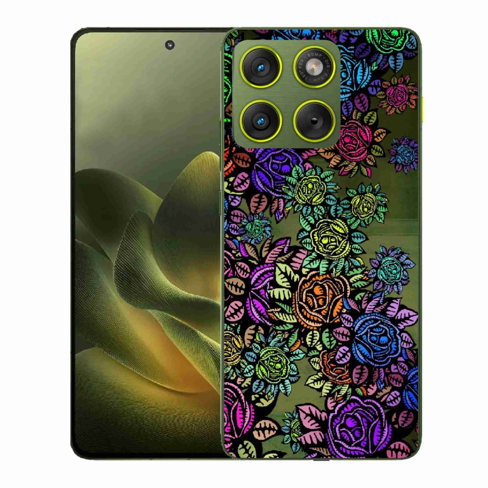 Gélový kryt mmCase na Motorola Edge 70 - kvety 6