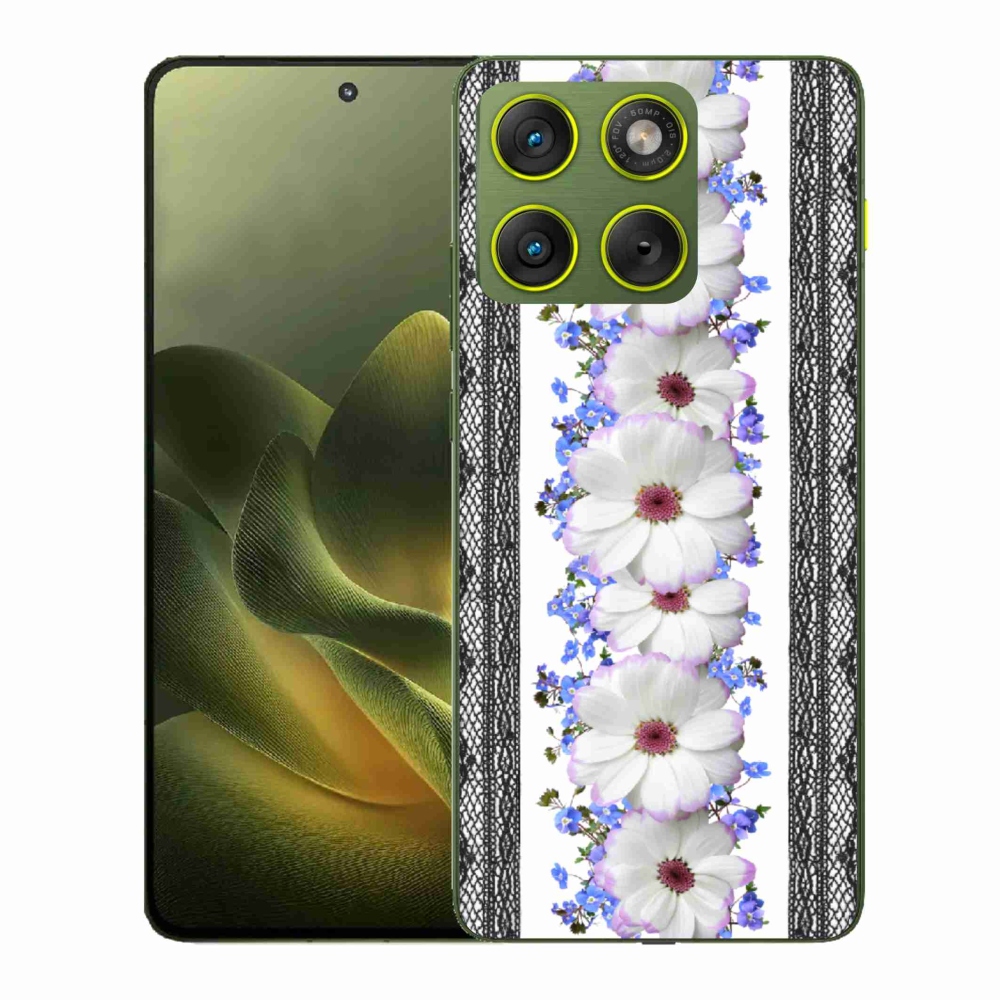 Gélový kryt mmCase na Motorola Edge 70 - kvety 8
