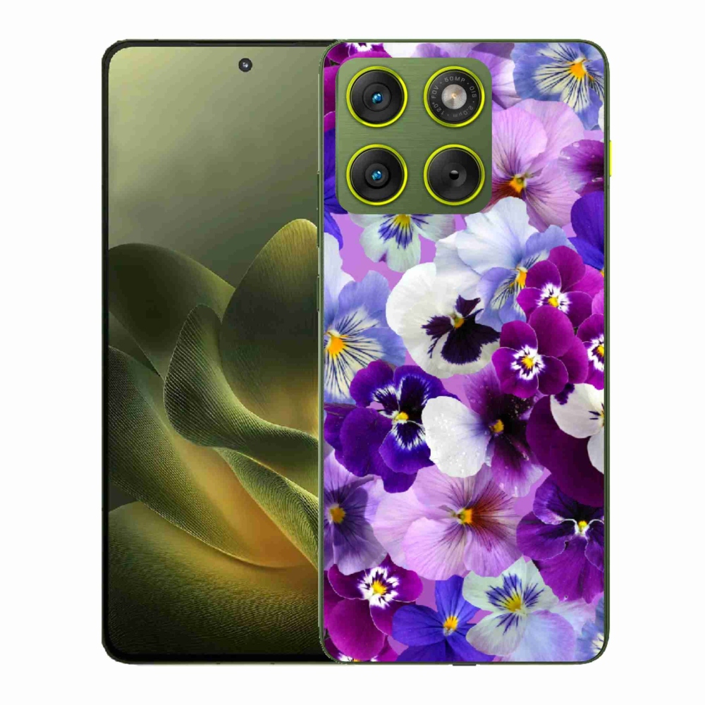Gélový kryt mmCase na Motorola Edge 70 - kvety 9