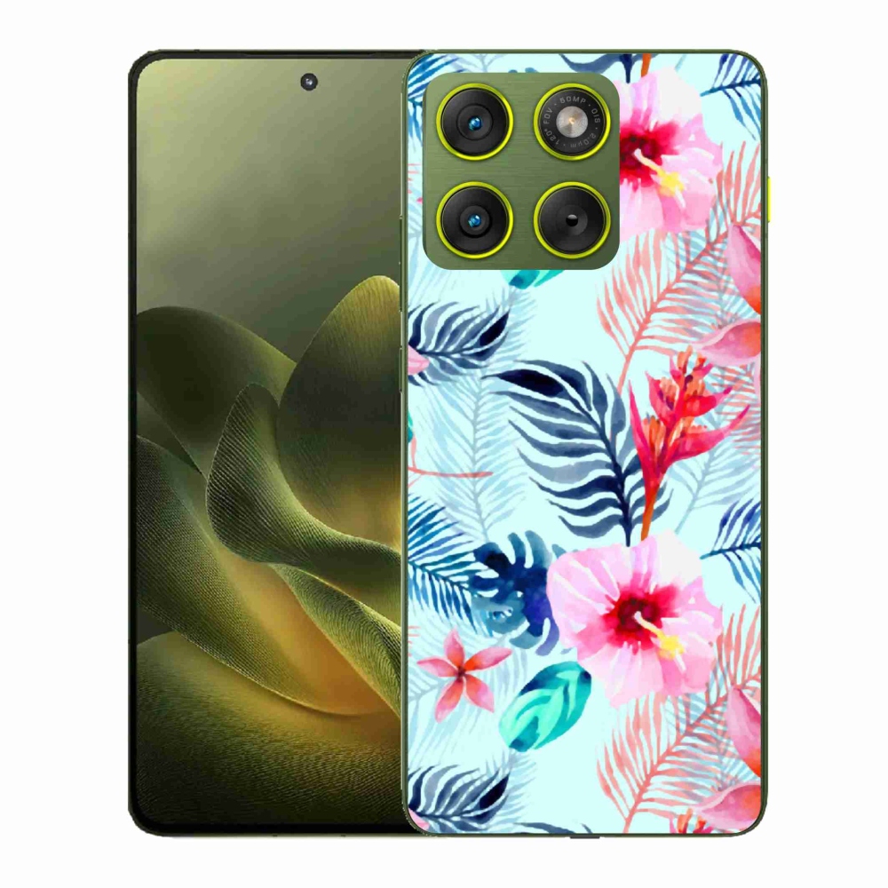 Gélový kryt mmCase na Motorola Edge 70 - kvety
