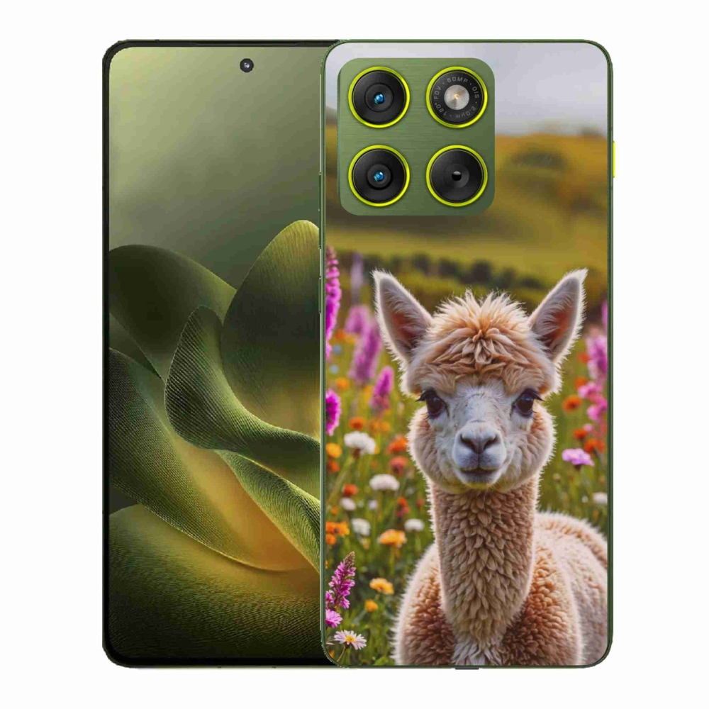 Gélový kryt mmCase na Motorola Edge 70 - lama na lúke