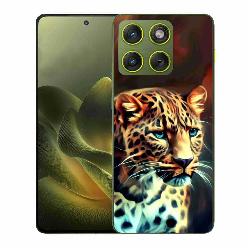 Gélový kryt mmCase na Motorola Edge 70 - leopard