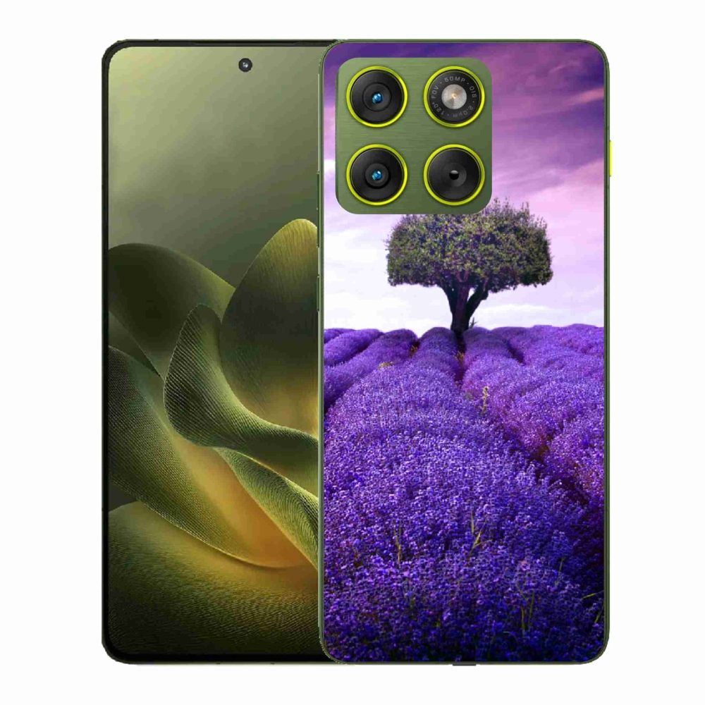 Gélový kryt mmCase na Motorola Edge 70 - levanduľová lúka