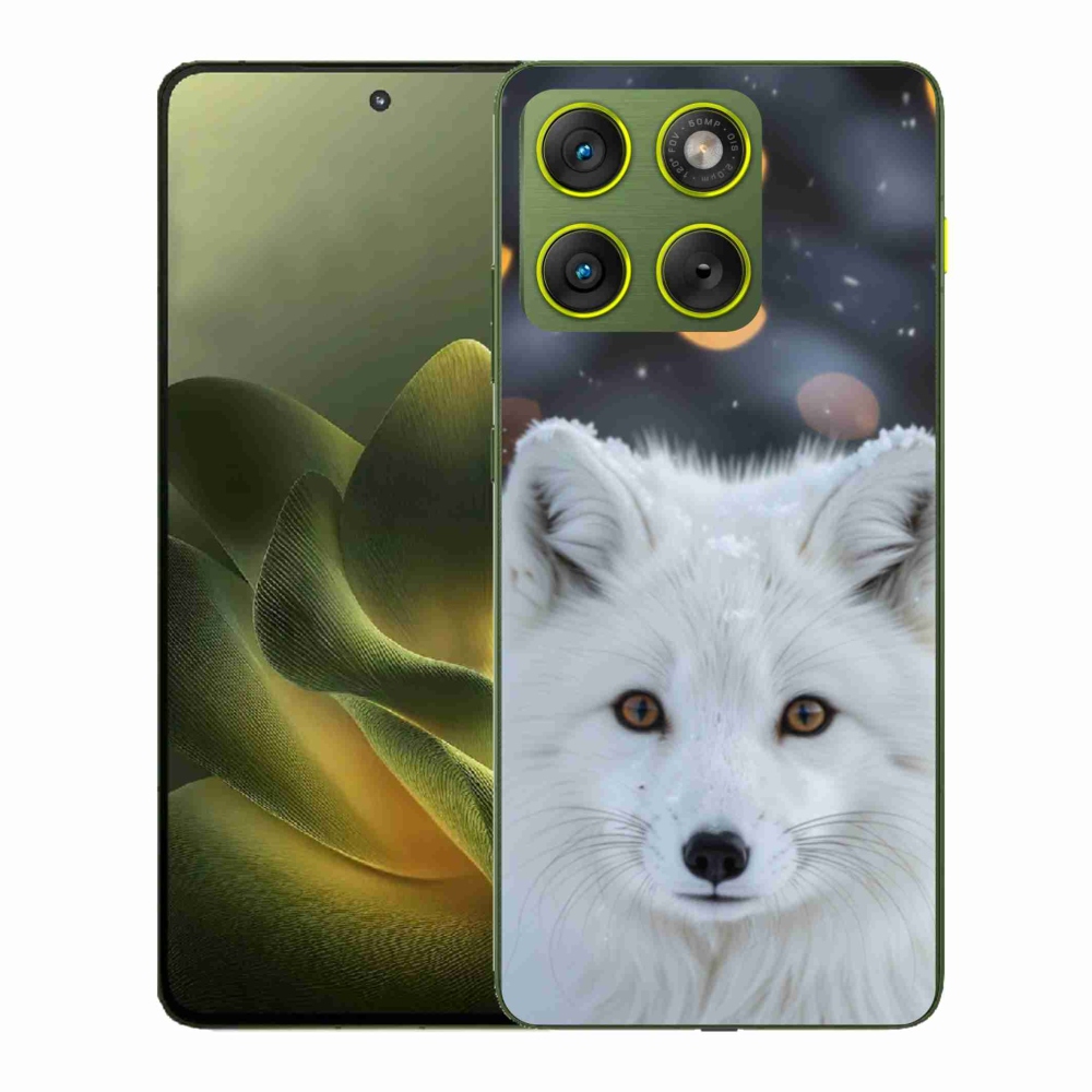 Gélový kryt mmCase na Motorola Edge 70 - líška polárna