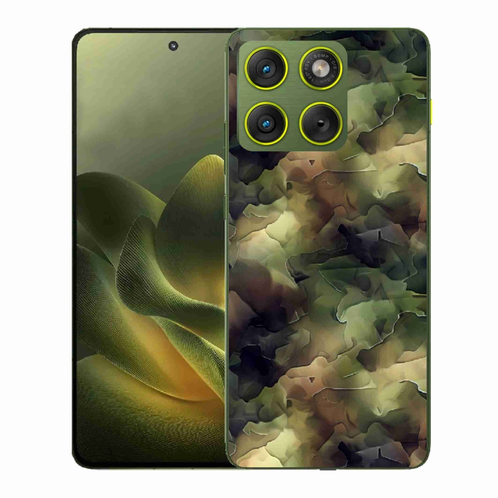 Gélový kryt mmCase na Motorola Edge 70 - maskáčový vzor 10