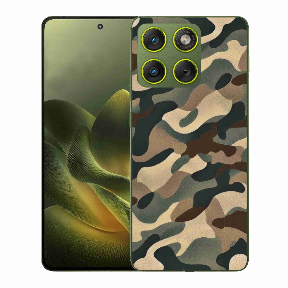 Gélový kryt mmCase na Motorola Edge 70 - maskáčový vzor 11