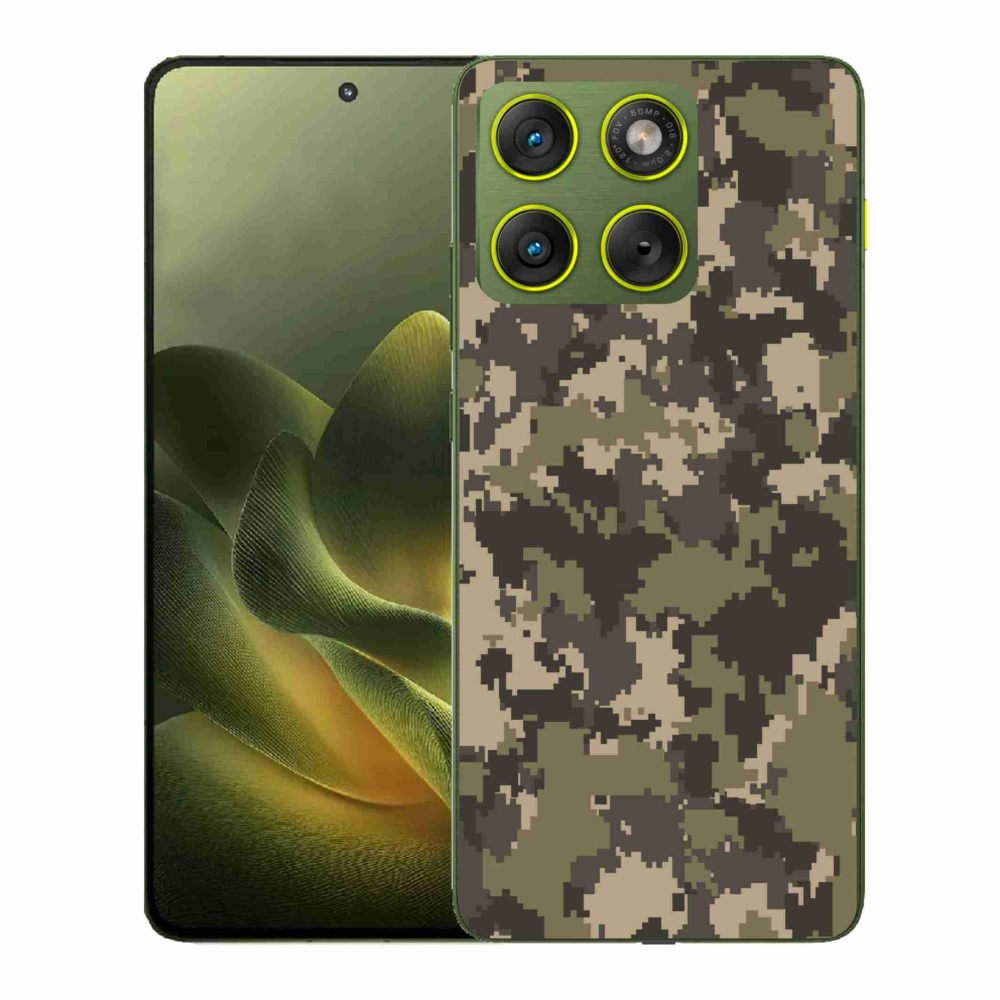 Gélový kryt mmCase na Motorola Edge 70 - maskáčový vzor 12
