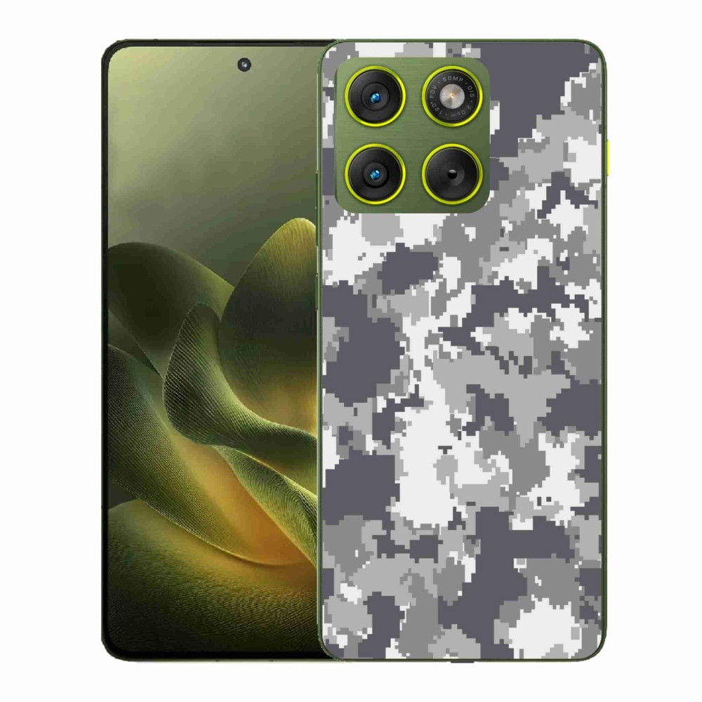 Gélový kryt mmCase na Motorola Edge 70 - maskáčový vzor 2