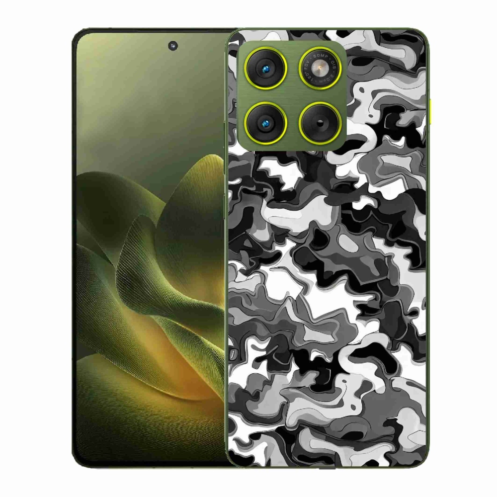 Gélový kryt mmCase na Motorola Edge 70 - maskáčový vzor 3