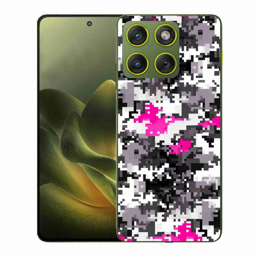 Gélový kryt mmCase na Motorola Edge 70 - maskáčový vzor 4