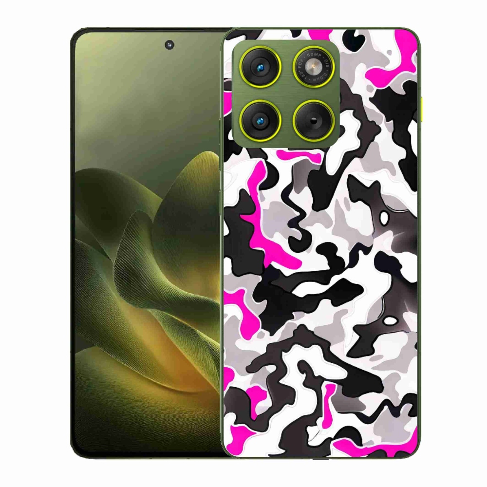 Gélový kryt mmCase na Motorola Edge 70 - maskáčový vzor 5