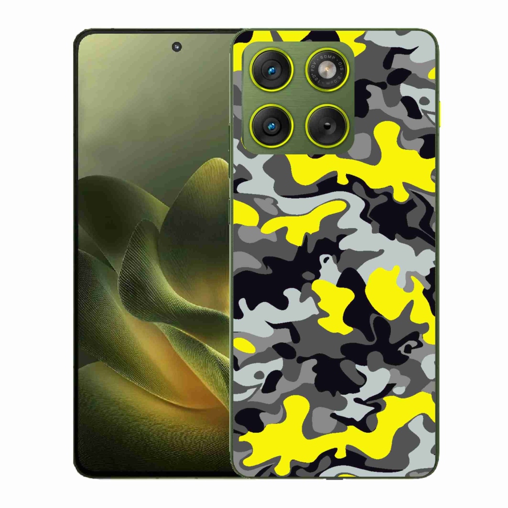 Gélový kryt mmCase na Motorola Edge 70 - maskáčový vzor 6