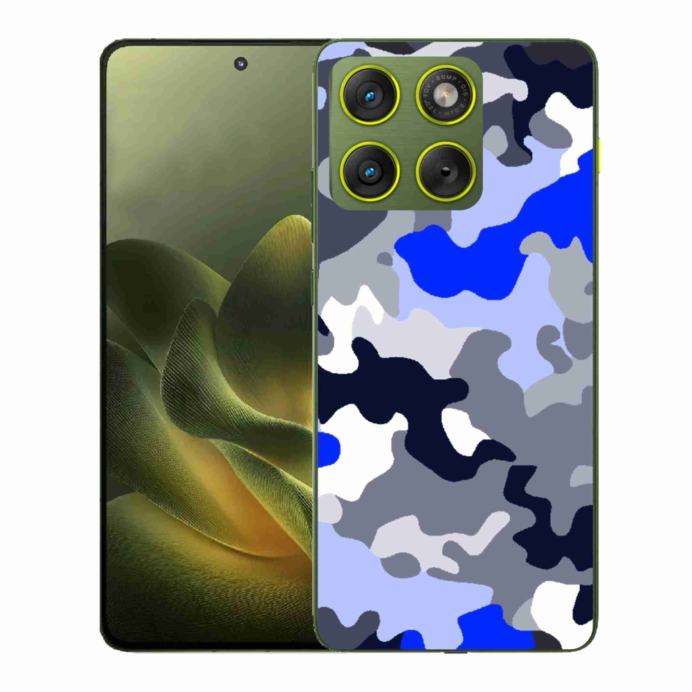 Gélový kryt mmCase na Motorola Edge 70 - maskáčový vzor 8