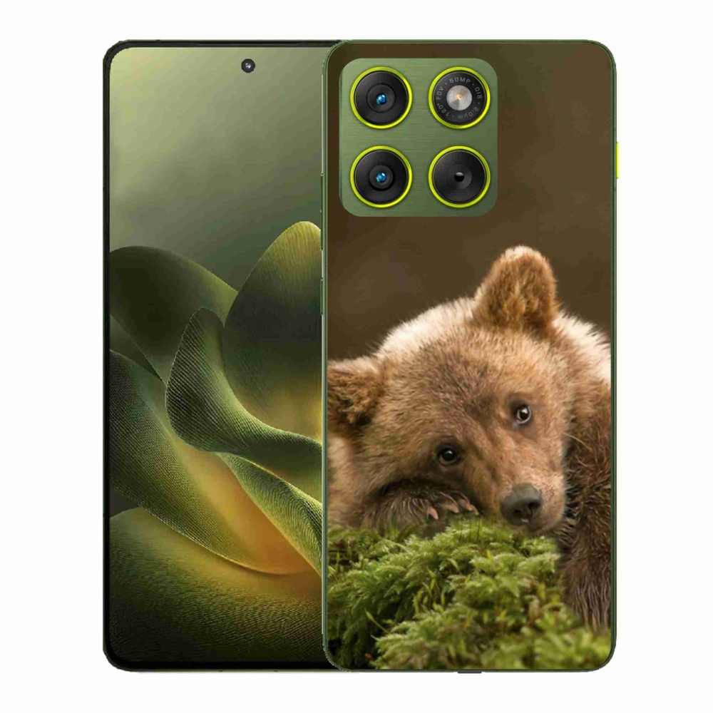 Gélový kryt mmCase na Motorola Edge 70 - medveď