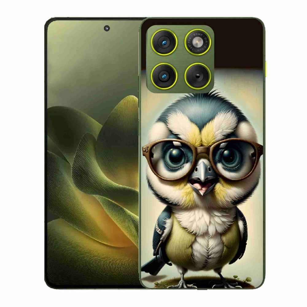 Gélový kryt mmCase na Motorola Edge 70 - mláďa s okuliarmi