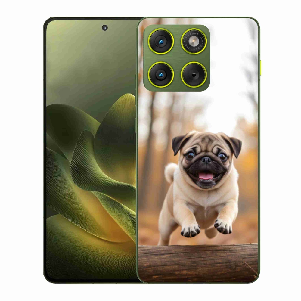 Gélový kryt mmCase na Motorola Edge 70 - mops 2