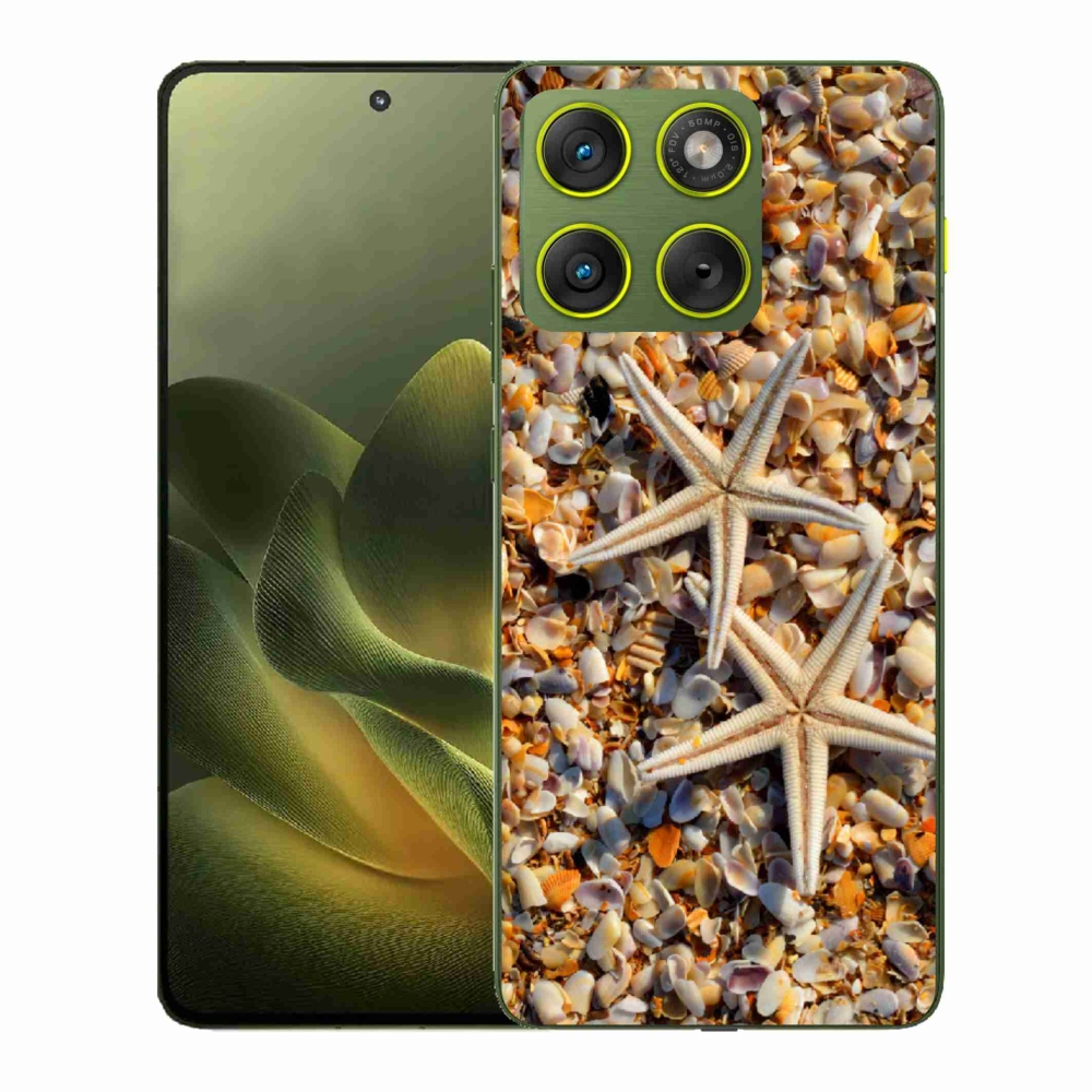 Gélový kryt mmCase na Motorola Edge 70 - morské hviezdice