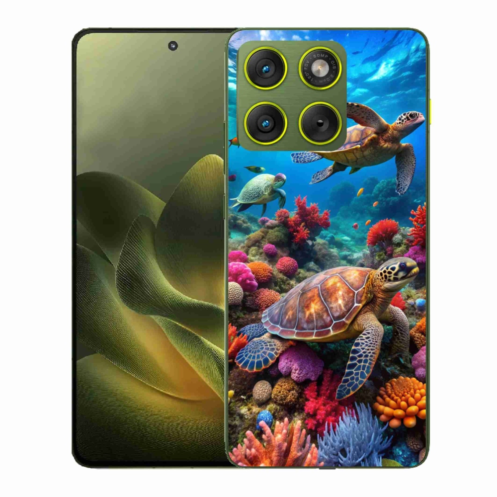 Gélový kryt mmCase na Motorola Edge 70 - morský svet 2