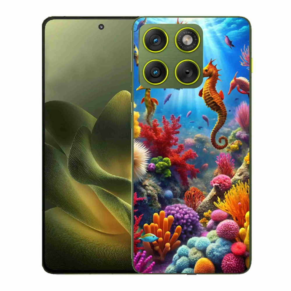 Gélový kryt mmCase na Motorola Edge 70 - morský svet 3