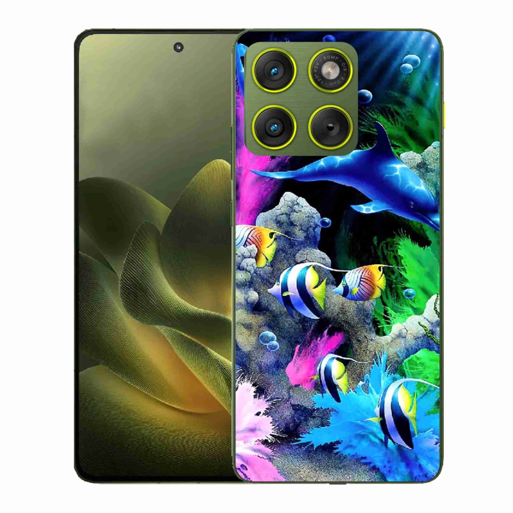 Gélový kryt mmCase na Motorola Edge 70 - morský svet