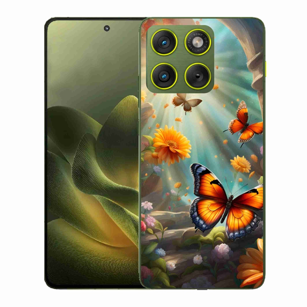 Gélový kryt mmCase na Motorola Edge 70 - motýlia záhrada 2