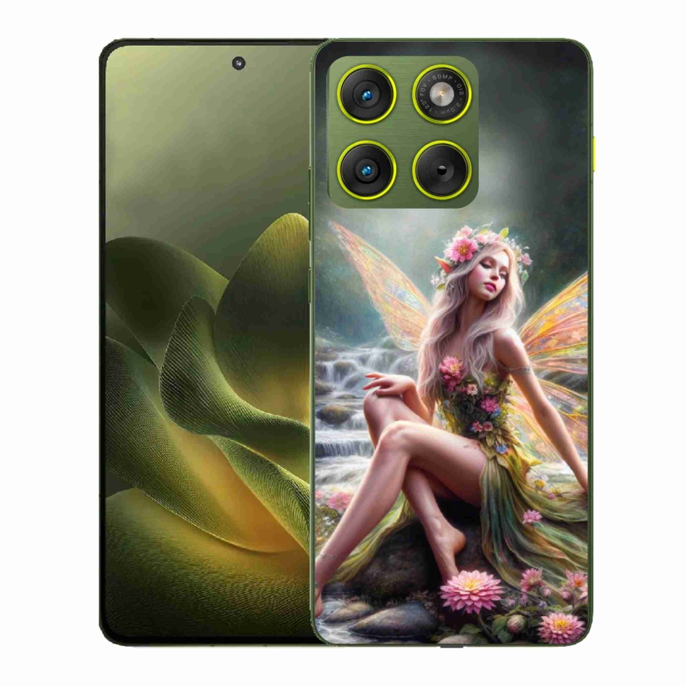 Gélový kryt mmCase na Motorola Edge 70 - motýlia žena 1