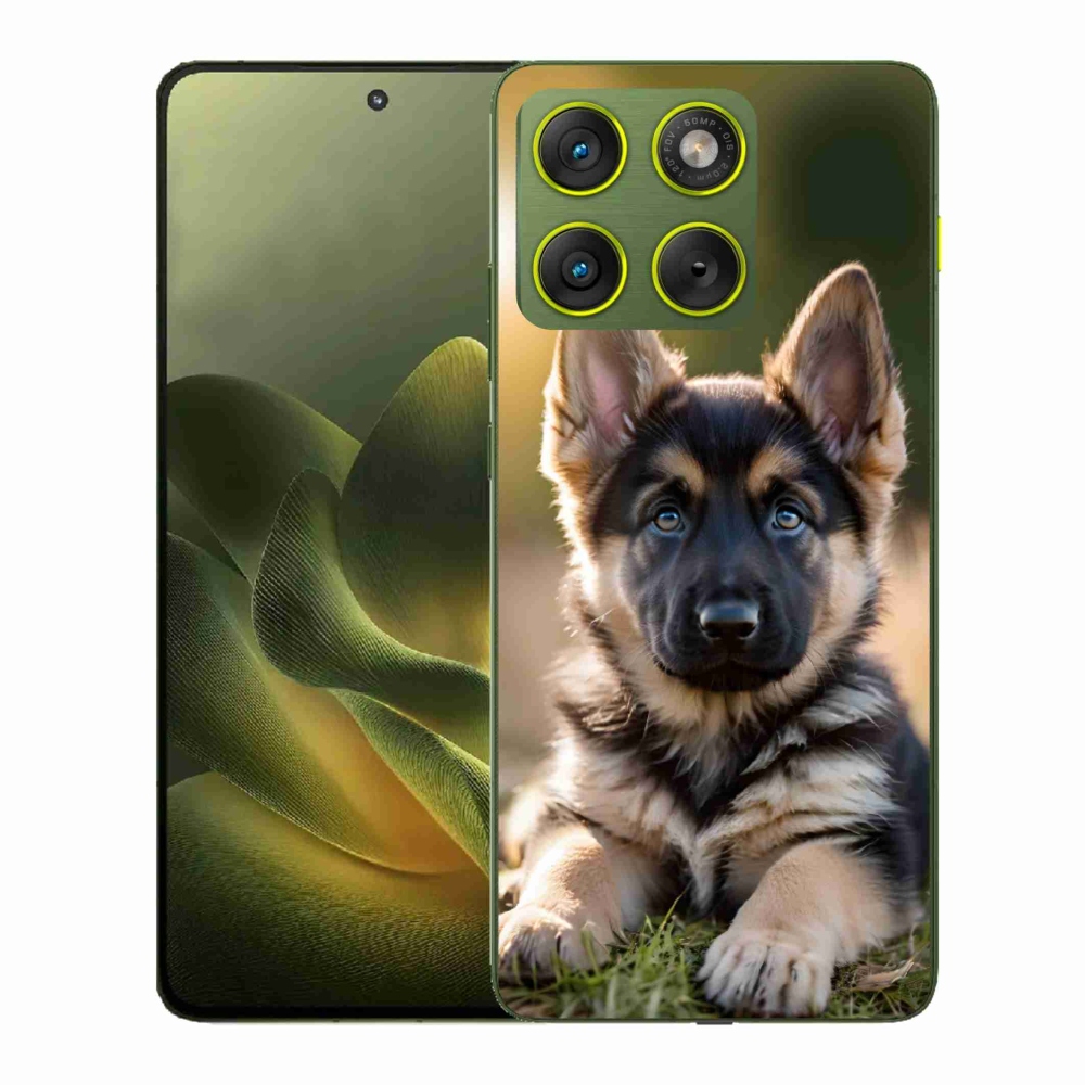 Gélový kryt mmCase na Motorola Edge 70 - nemecký ovčiak v prírode