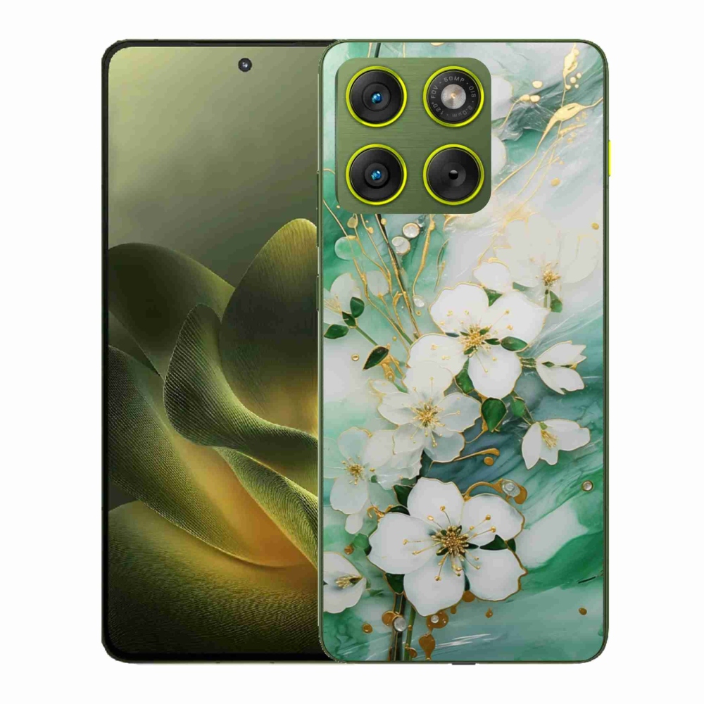 Gélový kryt mmCase na Motorola Edge 70 - nežné kvety