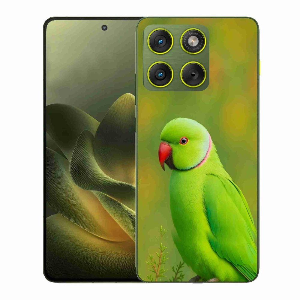 Gélový kryt mmCase na Motorola Edge 70 - papagáj Alexandr 2