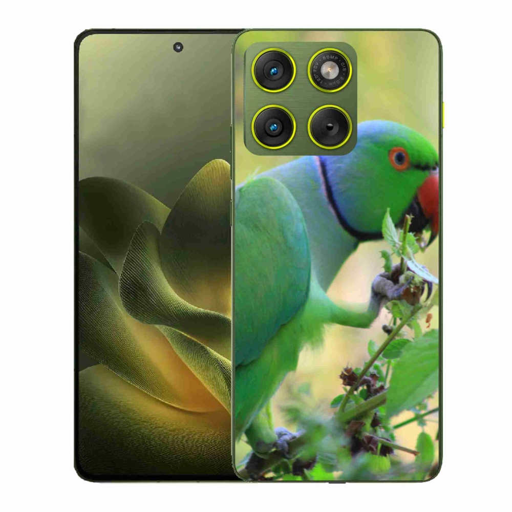 Gélový kryt mmCase na Motorola Edge 70 - papagáj Alexandr