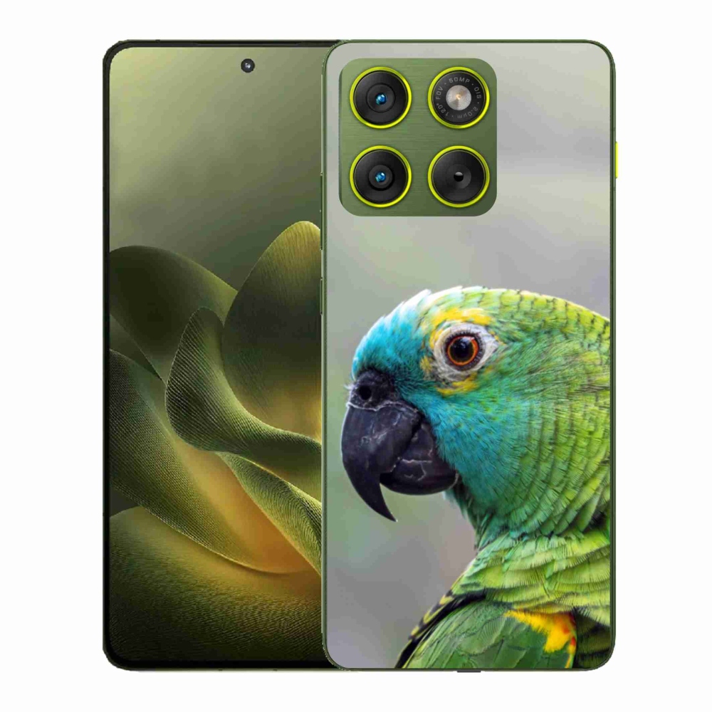 Gélový kryt mmCase na Motorola Edge 70 - papagáj amazoňan