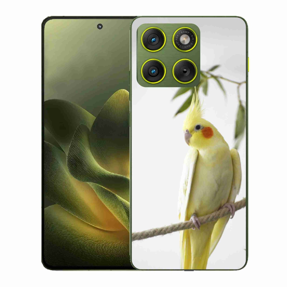 Gélový kryt mmCase na Motorola Edge 70 - papagáj korela chocholatá
