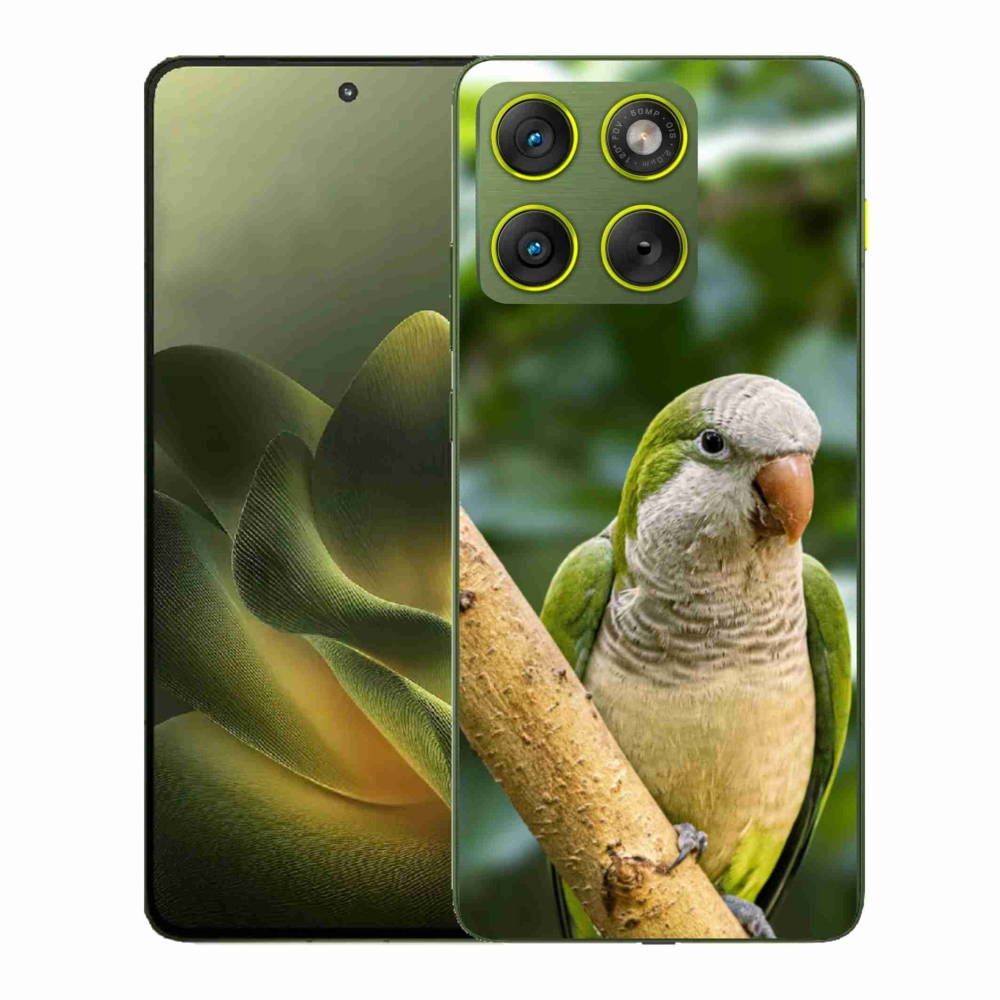 Gélový kryt mmCase na Motorola Edge 70 - papagáj mníšok