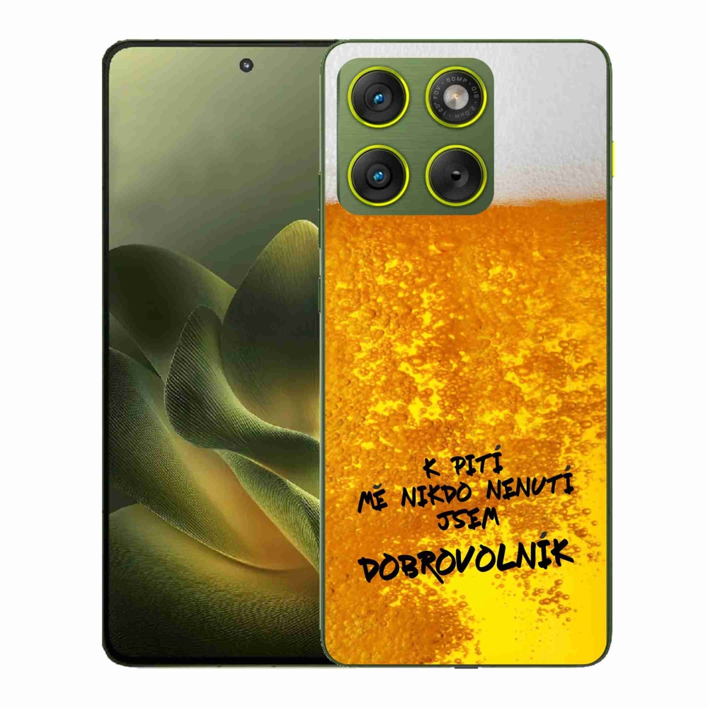 Gélový kryt mmCase na Motorola Edge 70 - pivný motív 4