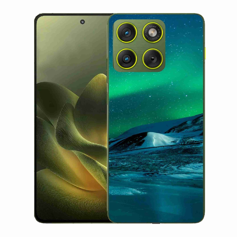 Gélový kryt mmCase na Motorola Edge 70 - polárna žiara