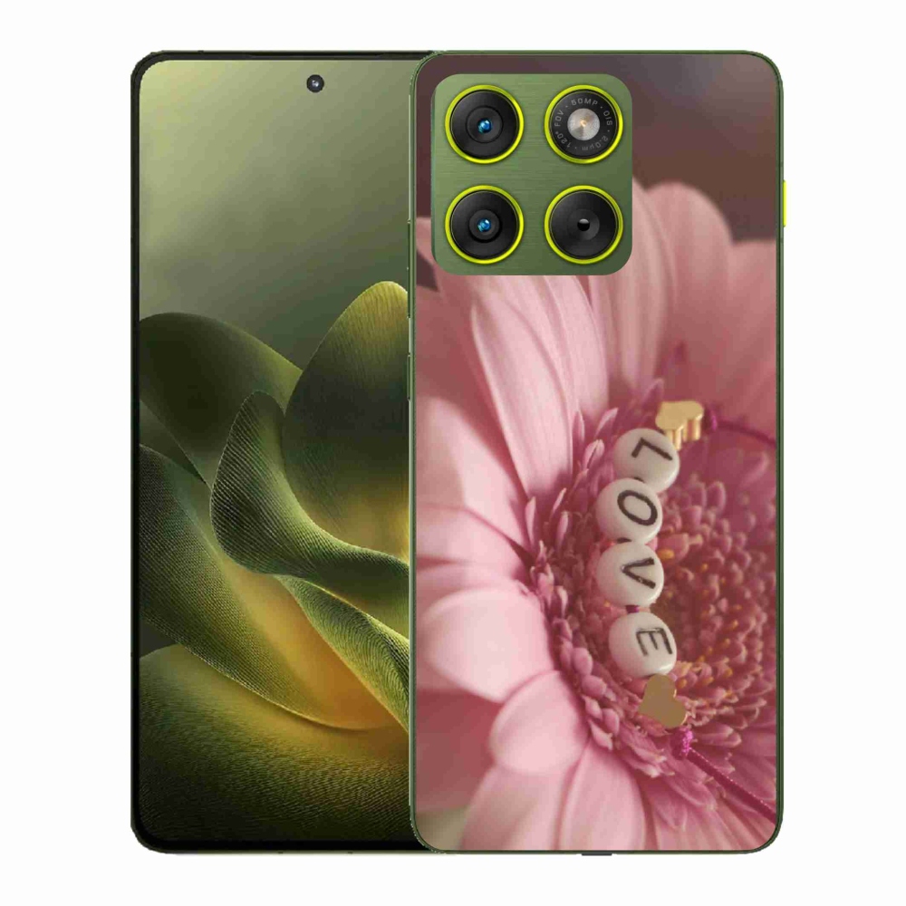 Gélový kryt mmCase na Motorola Edge 70 - prívesok love