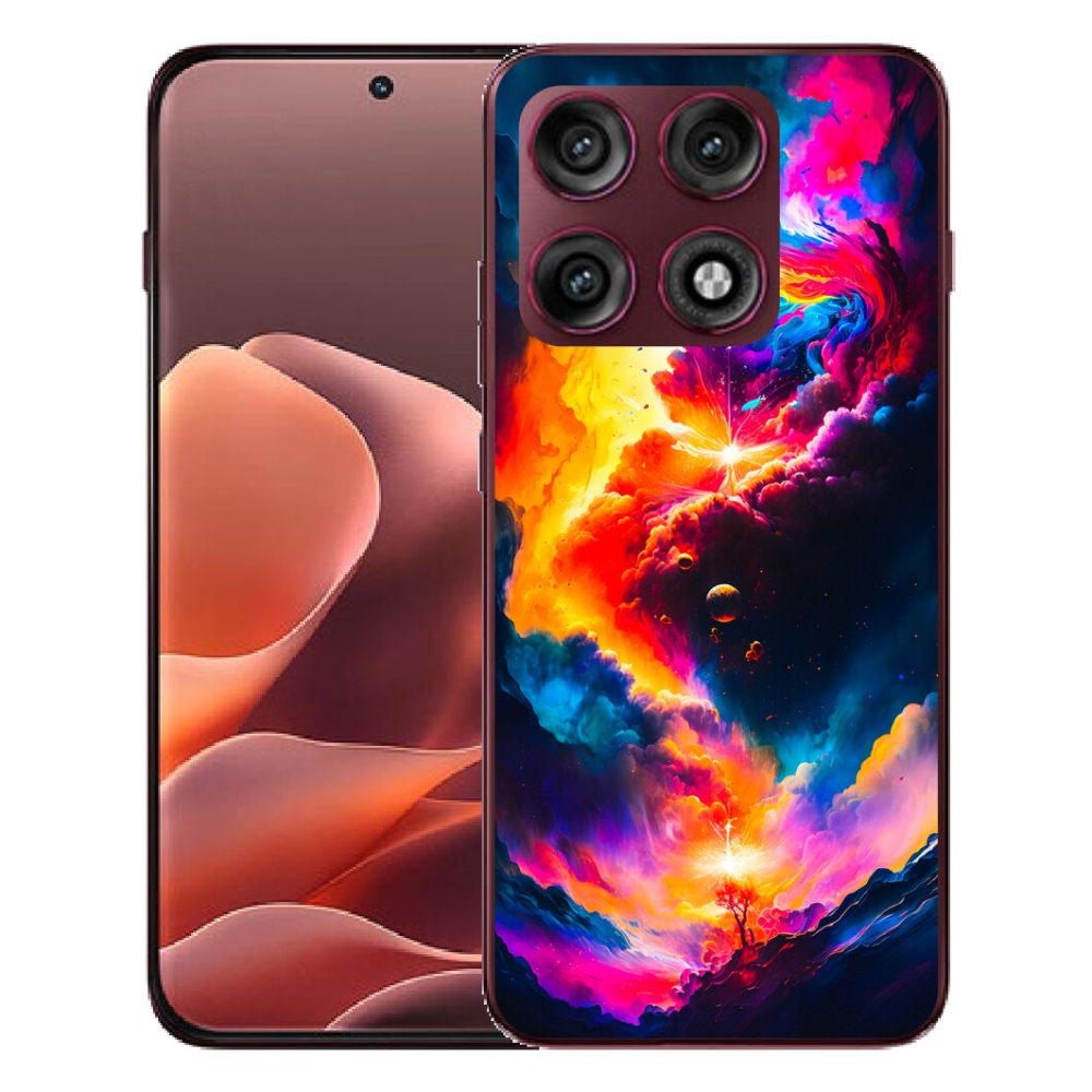 Gélový kryt mmCase na Motorola Edge 70 Pro - abstraktný motív
