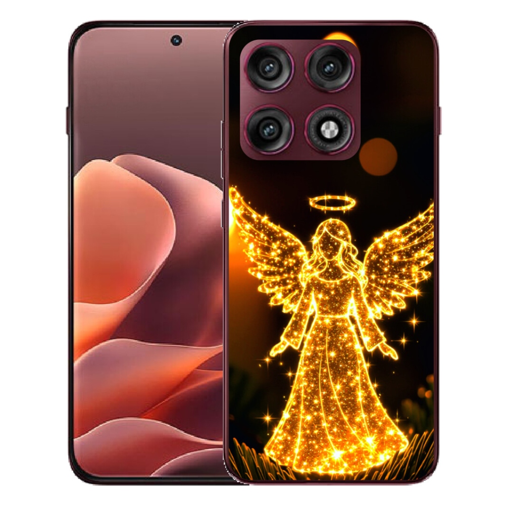 Gélový kryt mmCase na Motorola Edge 70 Pro - anjel