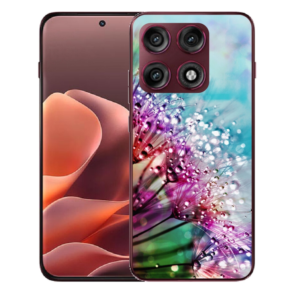 Gélový kryt mmCase na Motorola Edge 70 Pro - farebné kvety