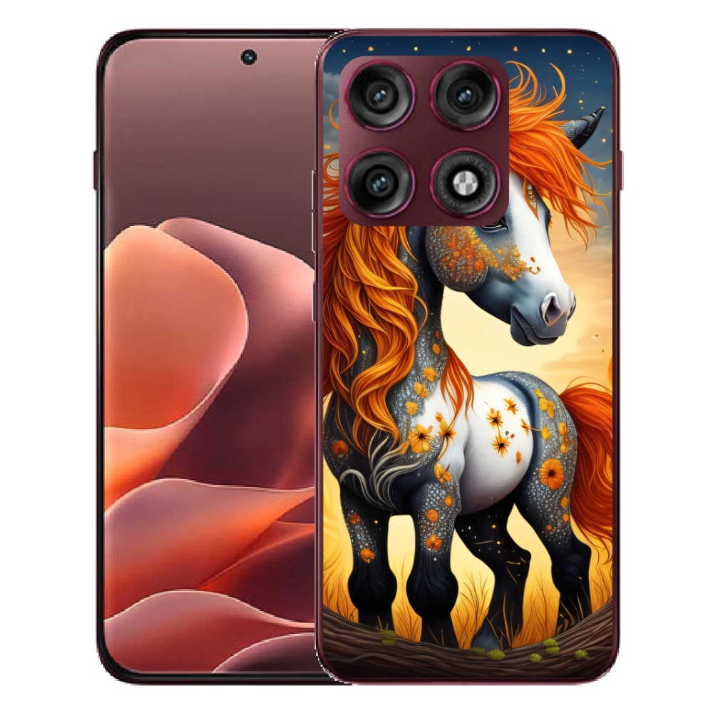 Gélový kryt mmCase na Motorola Edge 70 Pro - farebný poník