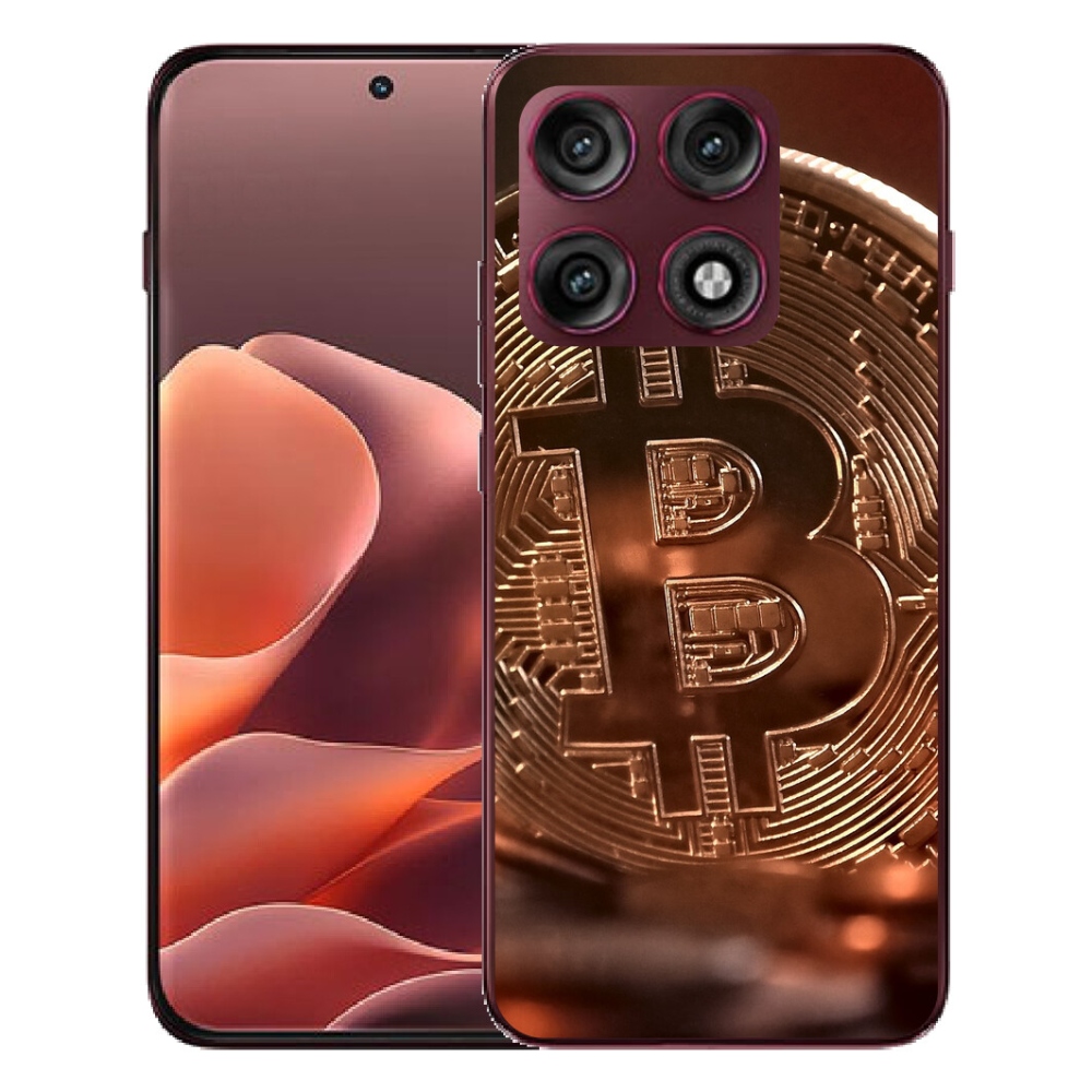 Gélový kryt mmCase na Motorola Edge 70 Pro - bitcoin