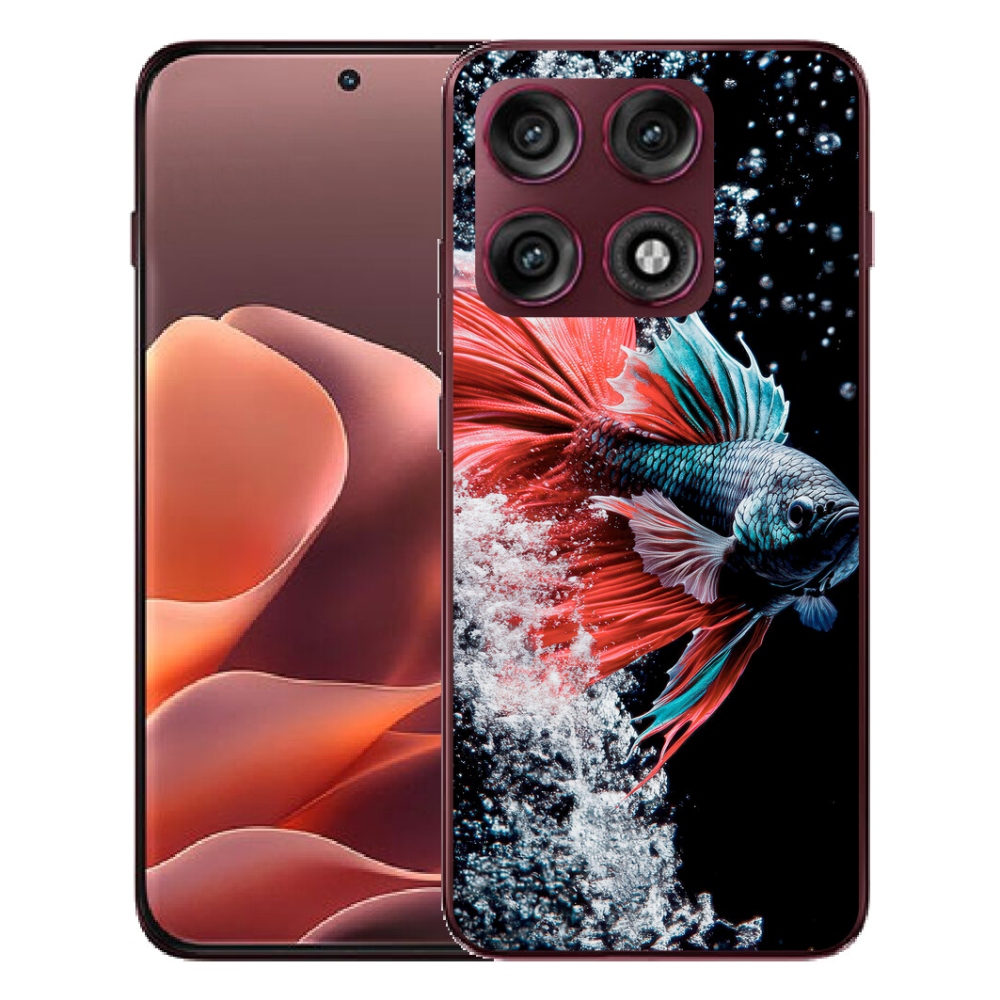 Gélový kryt mmCase na Motorola Edge 70 Pro - bojovníčka pestrá