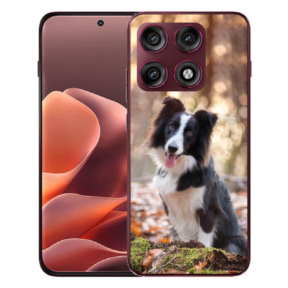 Gélový kryt mmCase na Motorola Edge 70 Pro - border kólia 1