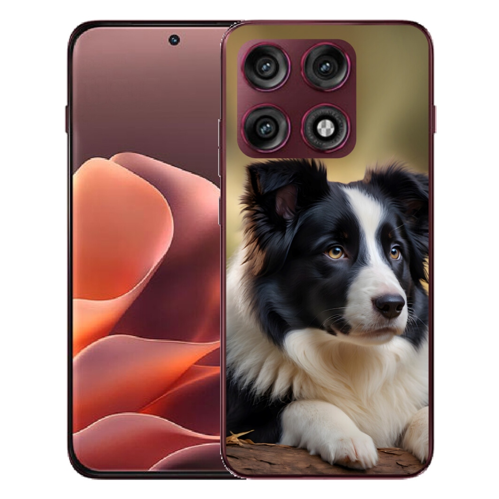 Gélový kryt mmCase na Motorola Edge 70 Pro - border kólia 2