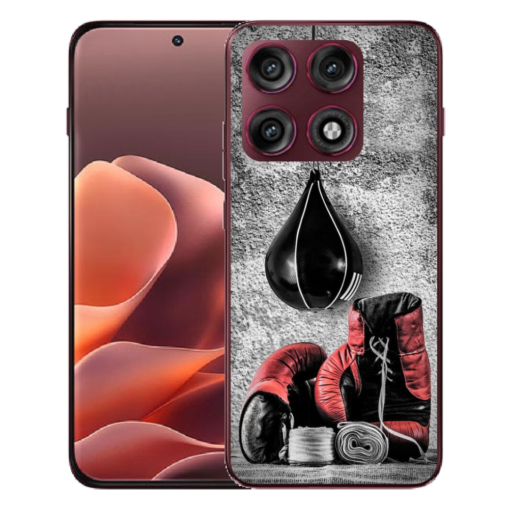 Gélový kryt mmCase na Motorola Edge 70 Pro - boxovacie vrece a rukavice