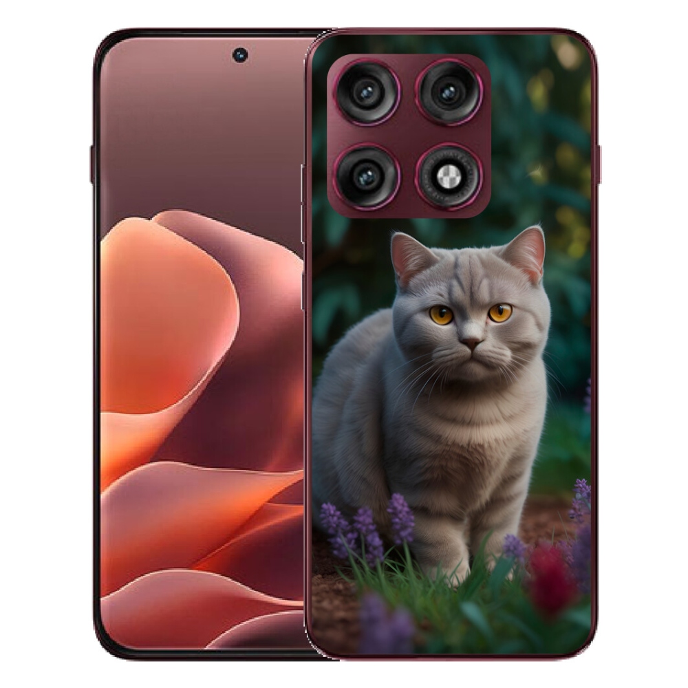 Gélový kryt mmCase na Motorola Edge 70 Pro - britská mačka